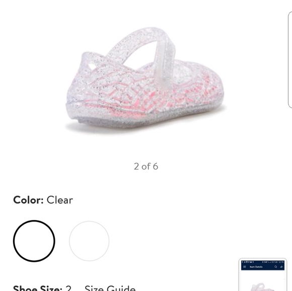 Wonder Nation Clear Jelly Infant Size 3 months - Picture 4 of 6